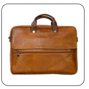Royal Edge Leather Laptop Bag